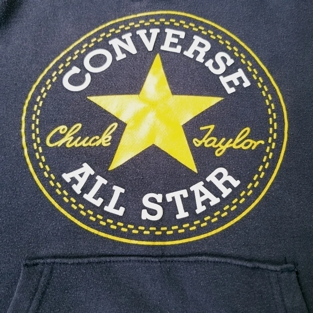Converse All Star Chuck Taylor sz M Blue Hoodie